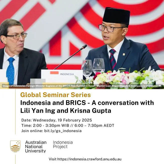 Indonesia and BRICS: A conversation with Lili Yan Ing and Krisna Gupta