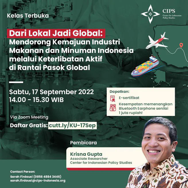 Di balik bungkus: mengenal rantai pasok global di industri pangan Indonesia