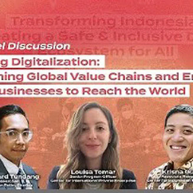 Digitalization, SMEs, and GVC in Indonesia: a short intro